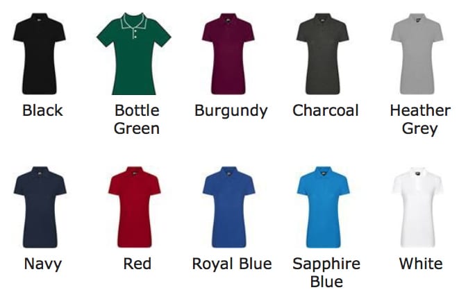 Ladies Polo Colours | Anagi Embroidery